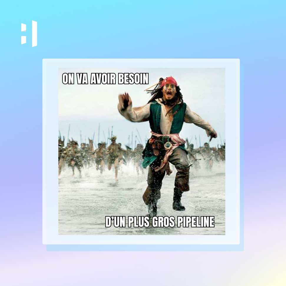 C'est beaucoup plus simple pour les #commerciaux de #prospecter quand on possède des #pipelines ! 😏