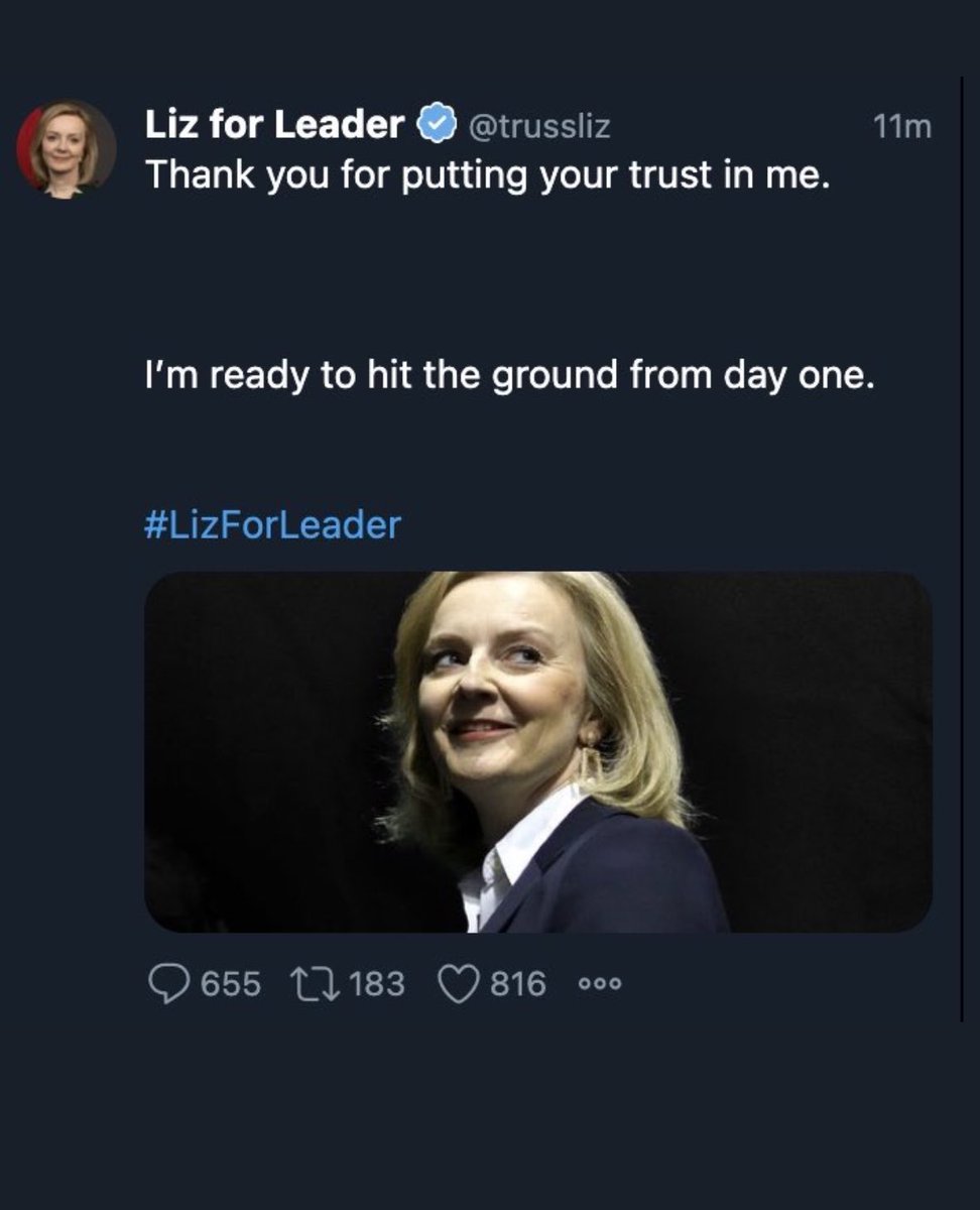 No one can say she didn't warn us #trussout #TrussOut23 #TrussUnfitToGovern #Trussonomics