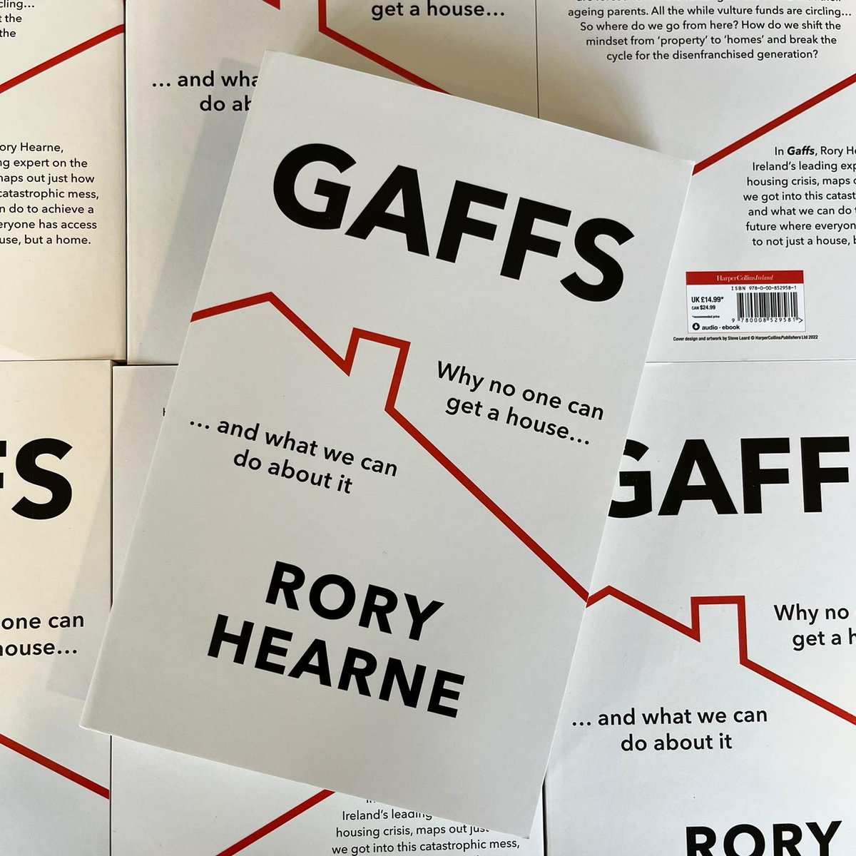HCinIreland's tweet photo. Happy publication day to @RoryHearne for his book, Gaffs.

It's the book that has been waiting to be written - how Ireland's housing policy has locked an entire generation out of the housing market and what we should do about it #Gaffs https://t.co/wIttoInzD5