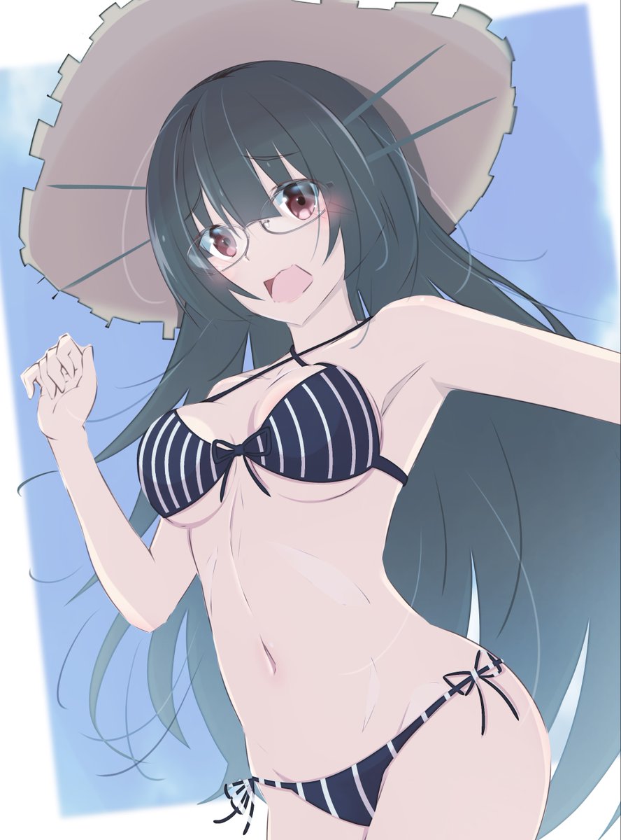 pixivFBリクエストより鳥海水着 