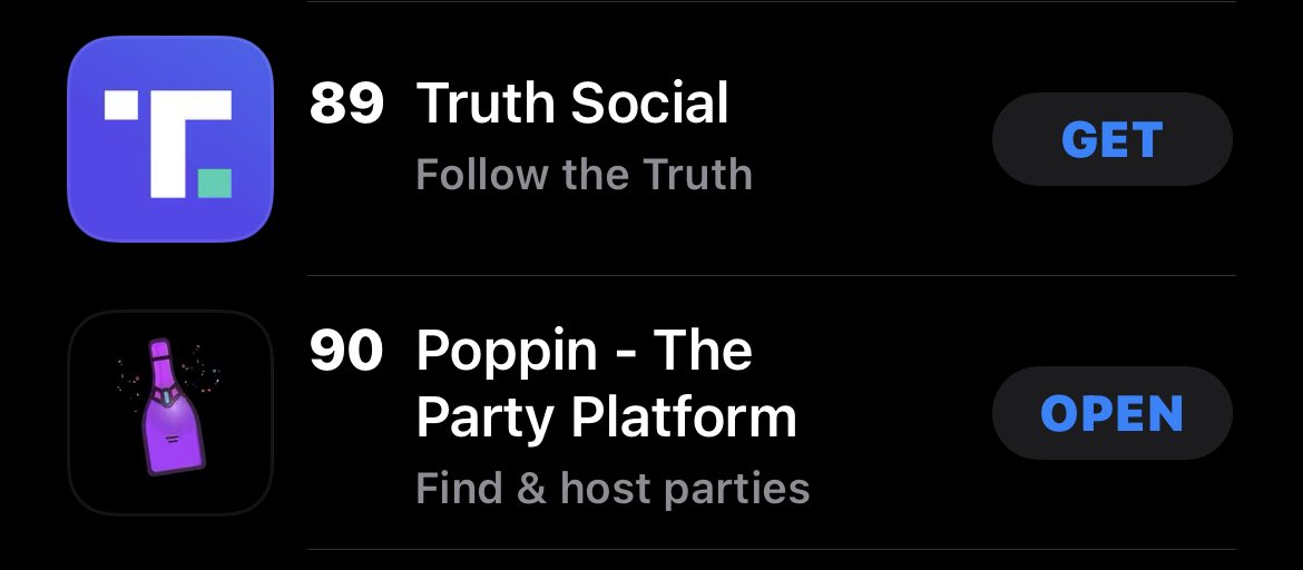 tejessrivalsan's tweet photo. Trump’s app is really beating mine by 1 position in the App Store top charts…
Help us beat him. Download at https://t.co/1oxPi0oUEe
#dontstopthecount https://t.co/3Ms46HBBeT