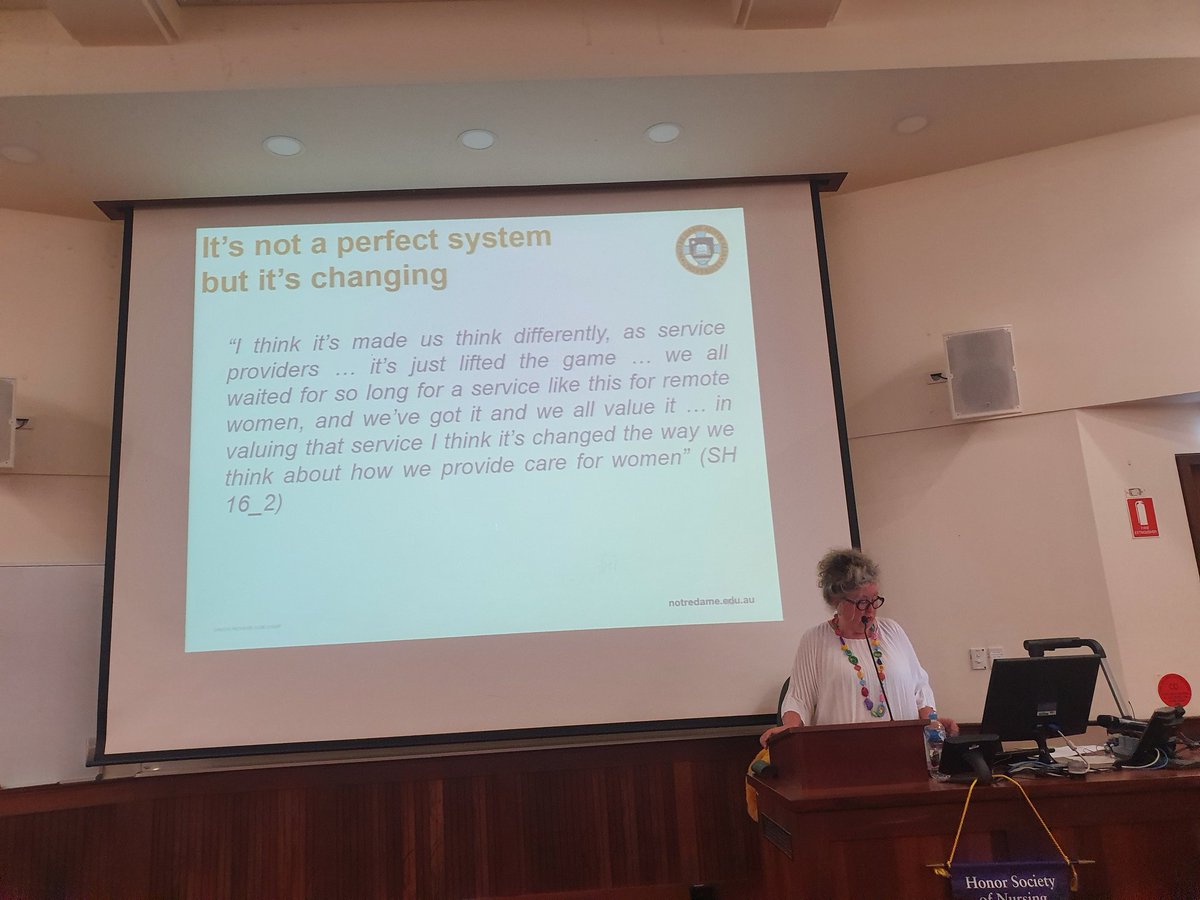 Changing perspectives of how we care for women leaving country to birth