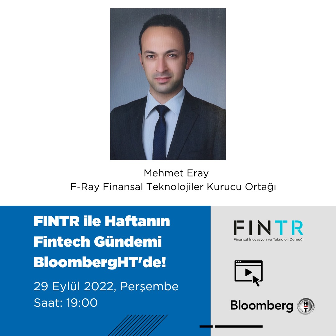 frayscoring's tweet photo. Bloomberg HT 60 Dakika’da “FINTR ile Haftanın Fintech Gündemi"nin bu haftaki konuğu F-Ray Finansal Teknolojiler Kurucu Ortağı Mehmet Eray.
📅 29 Eylül Perşembe
🕐 19.00
📺 https://t.co/1QYkxLXyan
#fintr #bloomberght #60dakika #fray https://t.co/vBGkMp5R01