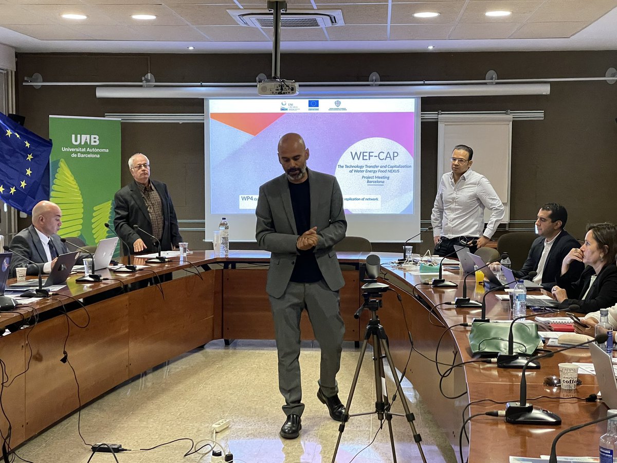 Results achieved in WP3 of WEF-CAP presented by Dr. Gustavo Perez of UAB