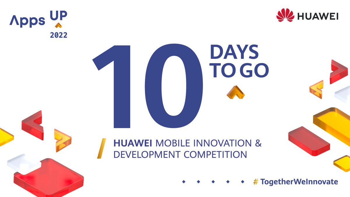 The countdown is on! Only 10 days left to register for #AppsUP2022 🚀! We're looking forward to seeing your submissions!

Did we mention there’s an eye-watering prize pool? 🤩

Join us now! →fal.cn/3siiV

#HuaweiDevelopers #TogetherWeInnovate