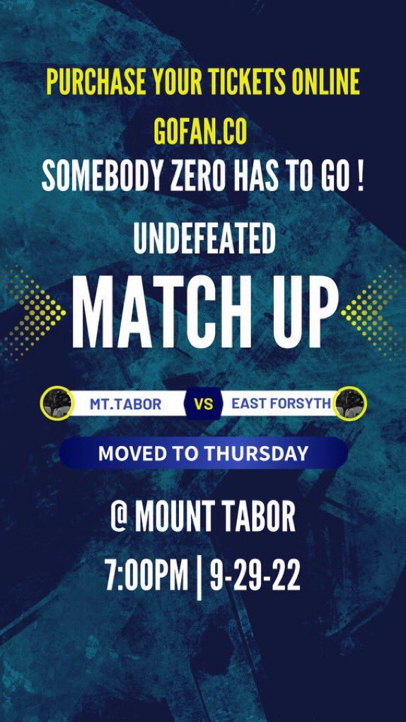 Mt. Tabor PTSA (@taborptsa) on Twitter photo GAME DAY! Come cheer on your Spartans! No ticket sales at the gate. Spartanwear for sale near the concessions stand. <a href="/Tabor_City/">Mount Tabor High</a> GAME DAY! Come cheer on your Spartans! No ticket sales at the gate. Spartanwear for sale near the concessions stand. <a href="/Tabor_City/">Mount Tabor High</a>
