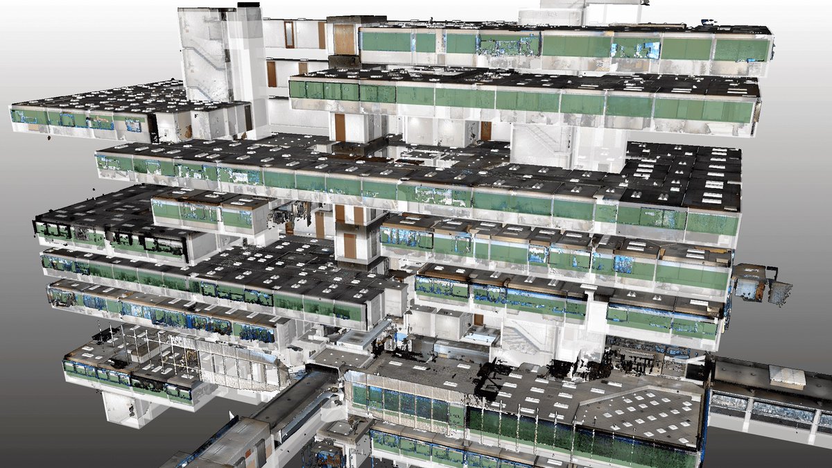Pointfuse's tweet photo. On the last day of #au22 discover how IBKS recently took on a 2 tower 450k² ft healthcare project testing an innovative NavVis and PointFuse workflow to deliver the biggest #scan2BIM project they had undertaken. Stop by our booth CON361 to find out more. https://t.co/tPqVirF1vr https://t.co/Vf2nyWzGhe