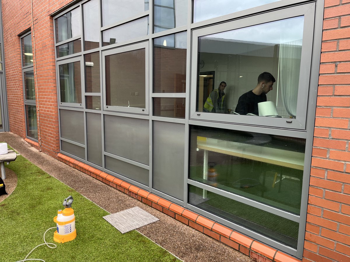 ContractBlinds's tweet photo. Some frosted film today for City Build https://t.co/2Gjwe25qmo