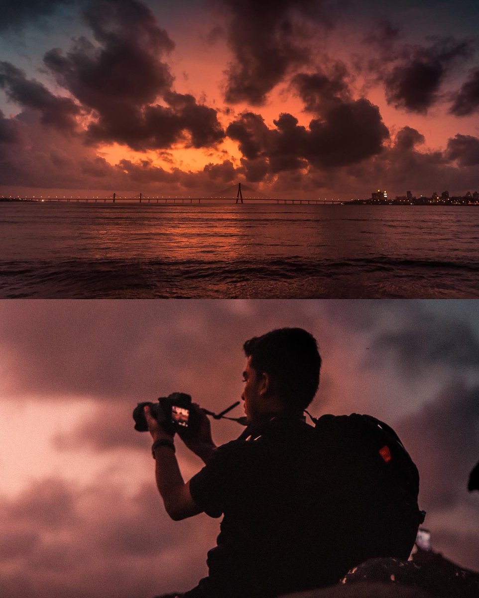 indrajitsanjay's tweet photo. One of the most dramatic sunsets I’ve seen in my life. 🌅❤️ #sunset #PhotoOfTheDay #sunsetphotography #mumbai #streetphotography https://t.co/BA8jSdmcXV