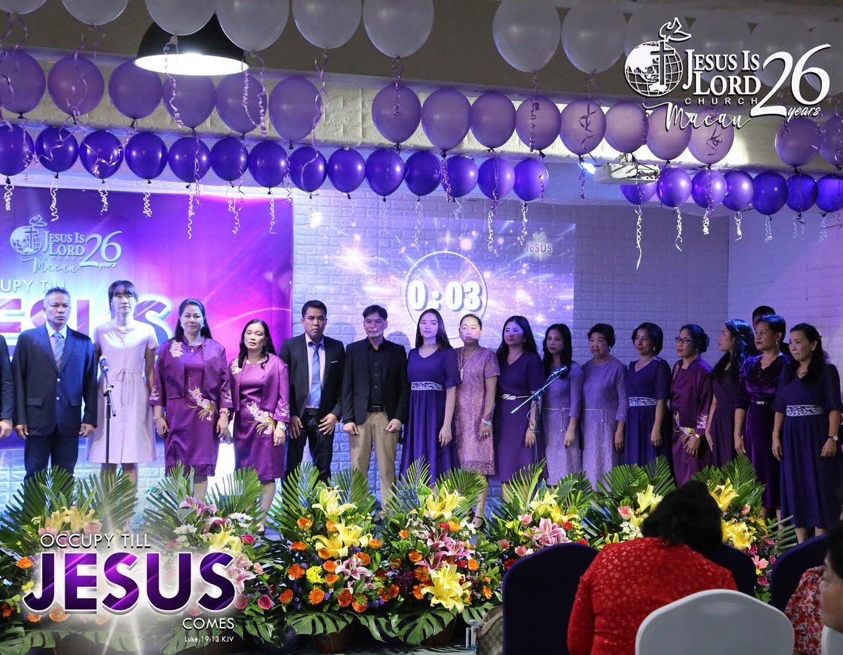 JIL_Macau's tweet photo. JIL Macau Key Leaders opened the celebration by offering a song of prayer to our Holy God.

#JILMacau26
#OccupyTillJesusComes
#MakeJESUSFamousco https://t.co/dMvFFVWRp7