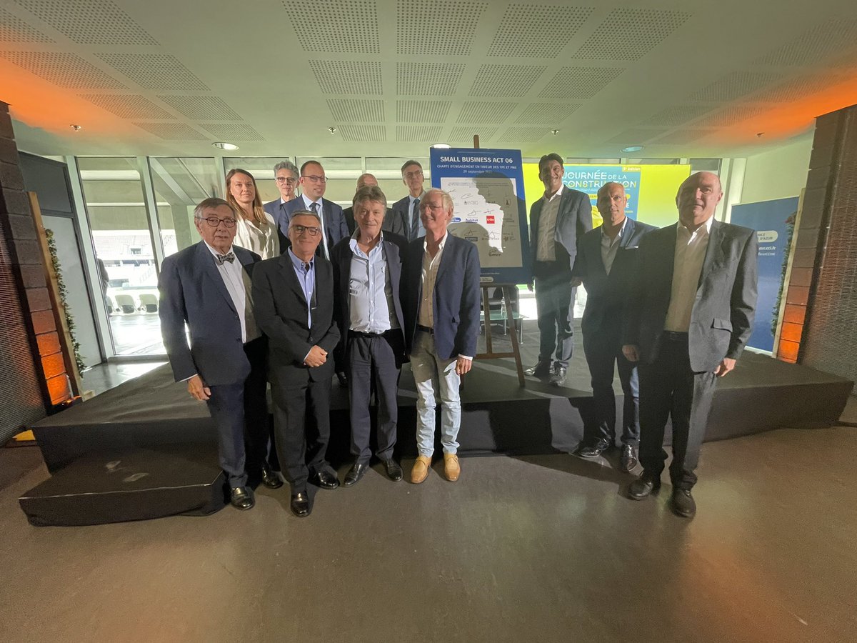 JPDERMIT's tweet image. Signature de la charte du Small Business Act 06 de la Cci Nice Côte d'Azur pour favoriser l’accès aux marchés publics de nos TPE et PME, encourager l’économie locale et l’emploi de proximité !