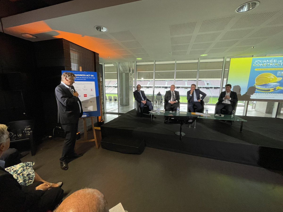 Signature de la charte du Small Business Act 06 de la Cci Nice Côte d'Azur pour favoriser l’accès aux marchés publics de nos TPE et PME, encourager l’économie locale et l’emploi de proximité !