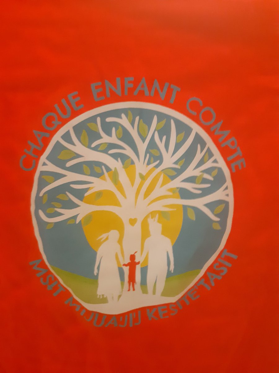 MJHod74's tweet photo. "Education is what got us into this mess and education is what will get us out." -Murray Sinclair 
Let's teach 🧡 https://t.co/RvF2oabA2B