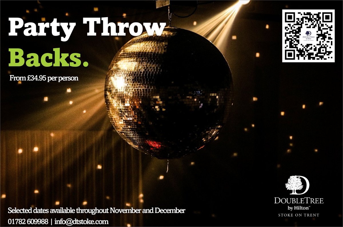 #letsgetfestive 
Not long now until the festive season kicks in! We have a variety of events happening here at the hotel. Book yours today! 01782 609988 or info@dtstoke.com Lets make 2022, the best one yet and #creatememories 

#dtstoke #christmasparties