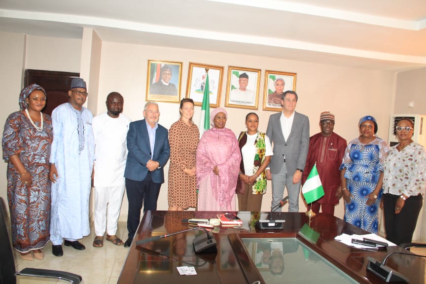 The courtesy visit was on the sideline of CBI Nertherlands - Nigeria Strategic Conference   on the transformation of the Nigeria Shea product sector taking place  in Abuja.