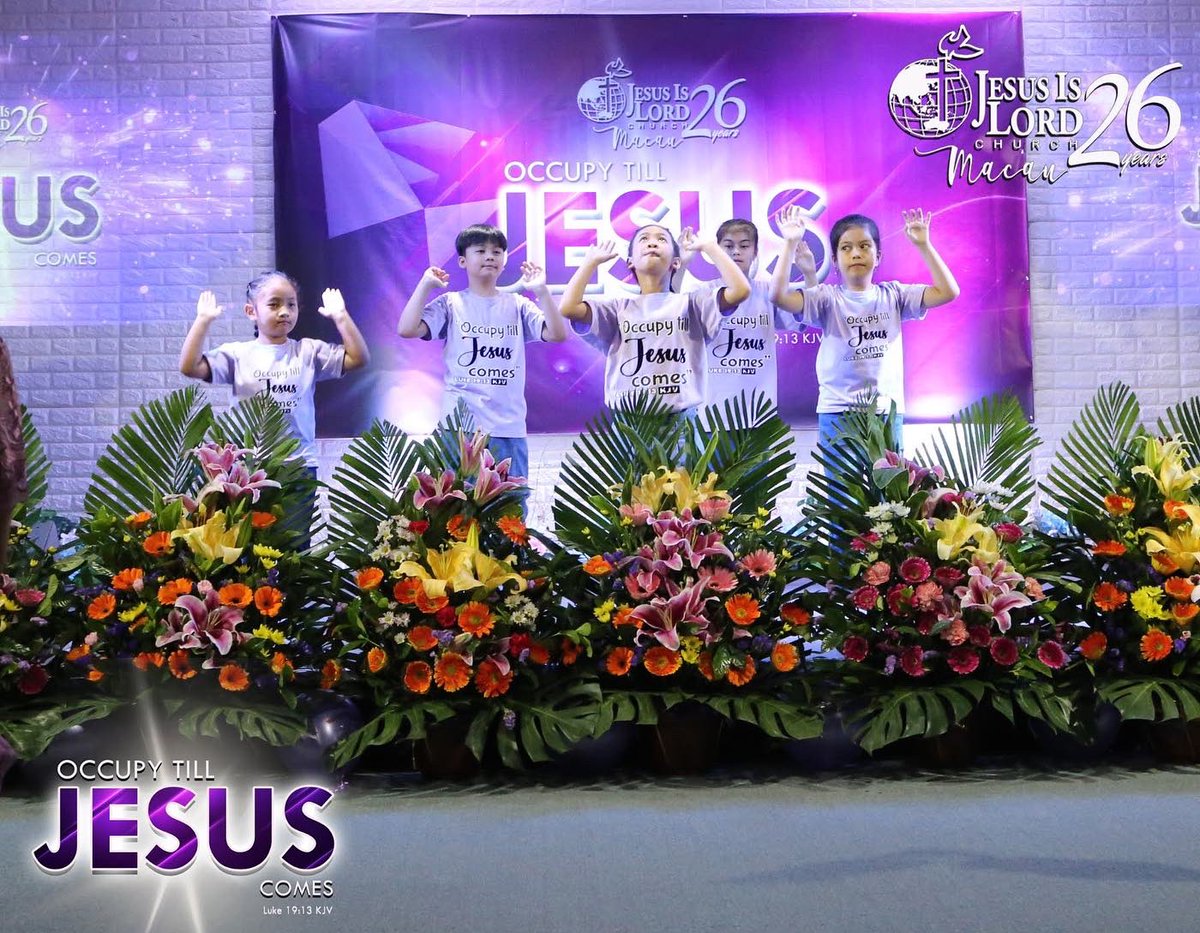 JIL_Macau's tweet photo. The Children’s Network and Triune Elyondoulos Acts Movenerate Ministry graciously offering a presentation to our faithful God!

#JILMacau26
#OccupyTillJesusComes
#MakeJESUSFamous https://t.co/sCQ5lURLzj