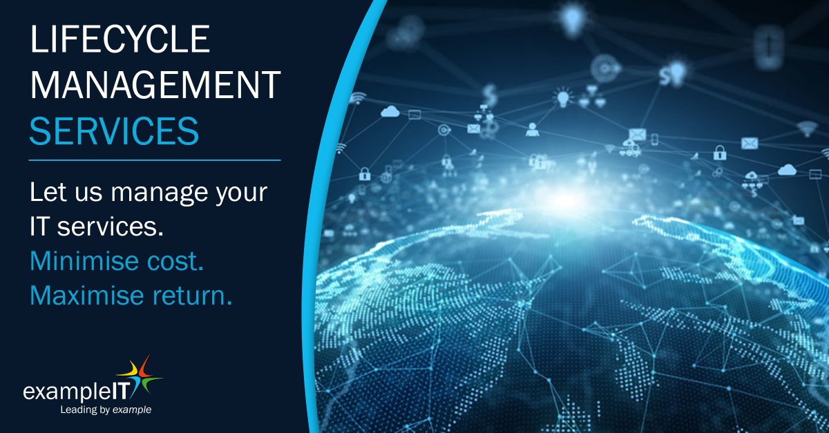 ExampleIT's tweet image. We offer a dedicated Lifecycle Management service, across all 5 stages of the typical tech lifecycle:
·Acquisition
·Deployment
·Management
·Maintenance
·Disposal
lnkd.in/dznD6z5j
#ExampleIT #  #Lifecyclemanagement