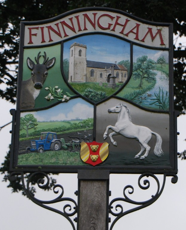 TheSuffolkMan's tweet photo. #Finningham #Village #sign #Suffolk https://t.co/TeqaAWWfgi