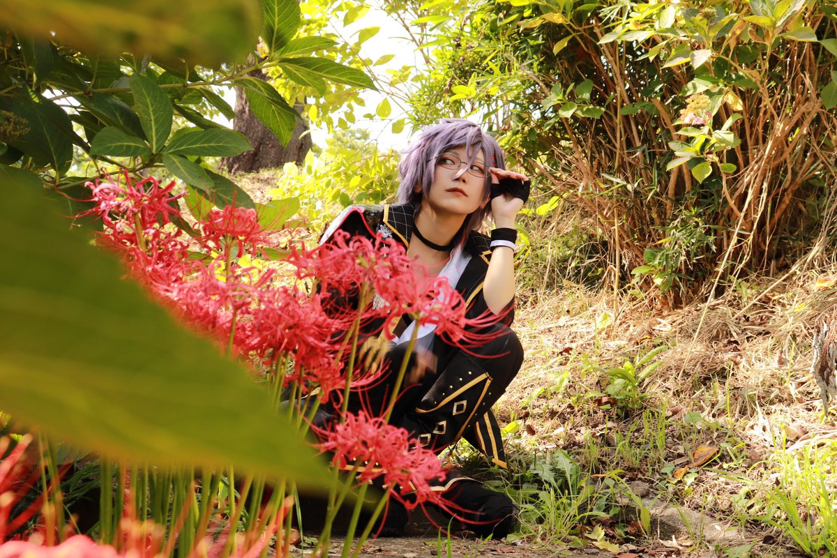 si1114Eden's tweet photo. Cosplay 刀剣乱舞 明石国行

｢おっと……
       バレてしまったらしゃあないなぁ。｣

 #コスビート国見 
 #花とコスプレ 
📸@camera_yzonseN https://t.co/UR6lgVSBKY