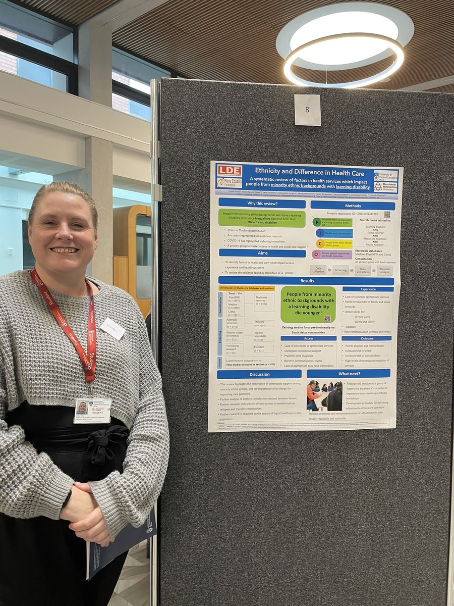 Umesh (@chauhan_nhs) on Twitter photo Undergraduate poster presentation @UCLan our work on ethnicity and difference in health care for people with learning disability <a href="/CooperMossGP/">Nicola Cooper-Moss</a> <a href="/LearningDisEng/">LDEngland</a> <a href="/raceequality/">Race Equality Foundation</a> @chrishattoncedr Undergraduate poster presentation @UCLan our work on ethnicity and difference in health care for people with learning disability <a href="/CooperMossGP/">Nicola Cooper-Moss</a> <a href="/LearningDisEng/">LDEngland</a> <a href="/raceequality/">Race Equality Foundation</a> @chrishattoncedr