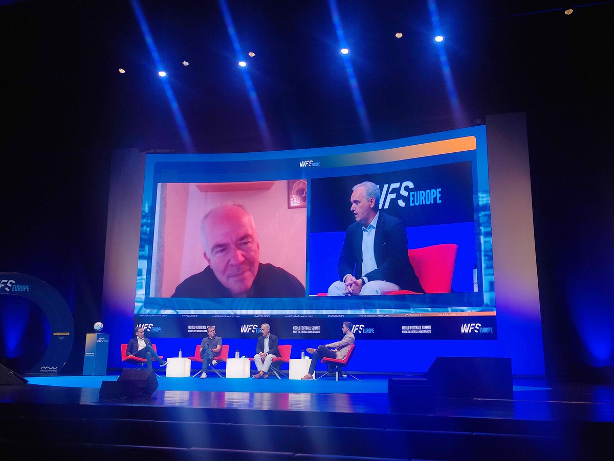 lmonbaliu's tweet photo. Key takeaways 
👉governance role vs eventing role contradicts and impedes progress
👉 rules of the game need to be re-evaluated and modernised for the benefit of the product and fans

#WorldFootballSummit @WFSummit #WFSEurope https://t.co/zwG6nNnaAd