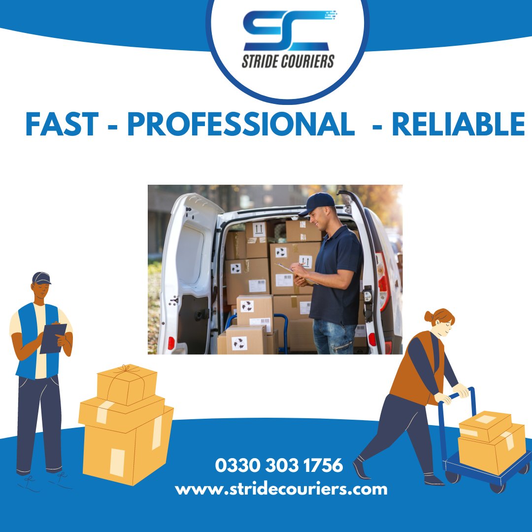 Stride Couriers are always here to help!

We deliver all types of goods across mainland UK.

Contact us today on:

0330 303 1756
Enquiries@stridecouriers.com

#courierservice #samedaycourier #leeds #yorkshirebusiness #nationwide #courier #transport #logistics #london