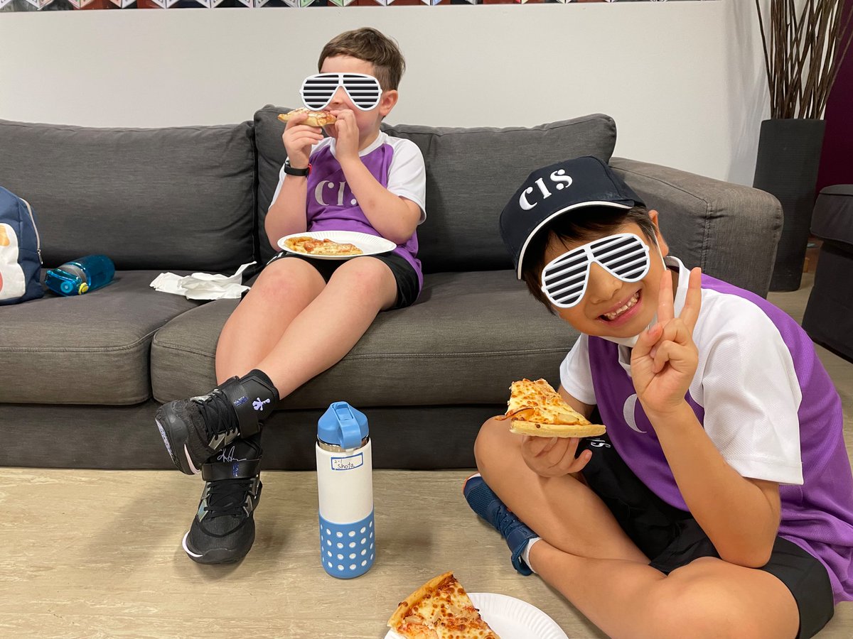 BevansJoel's tweet photo. Welcoming our student council members for the school year with a Pizza 🍕(Canadian of course!) party…And thinking about what it means to be a #leader in the school through our actions and words. #CISprimary #studentcouncil https://t.co/4xoqx8Xgp9