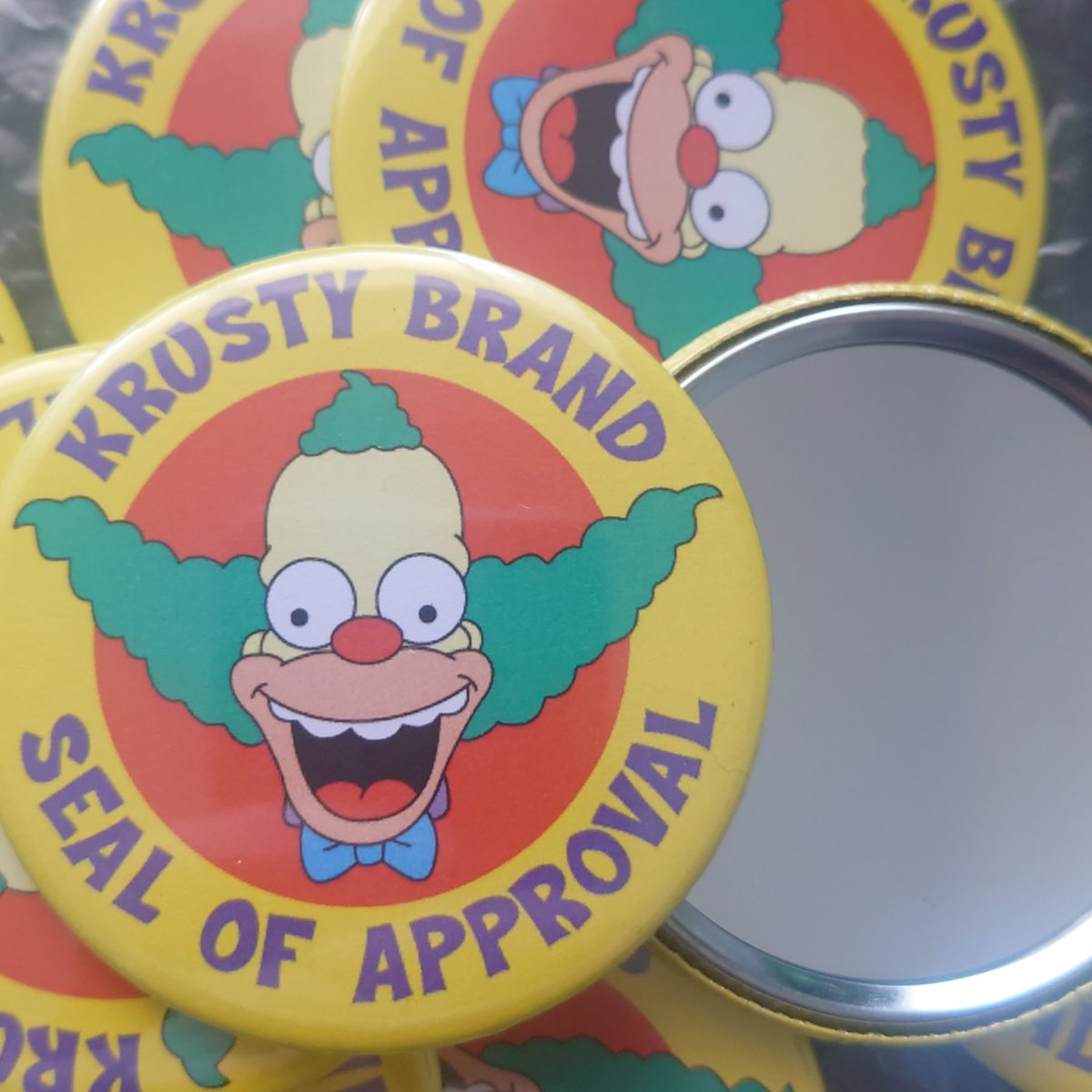 MartSprawl's tweet image. Pocket mirrors with seal of approval.