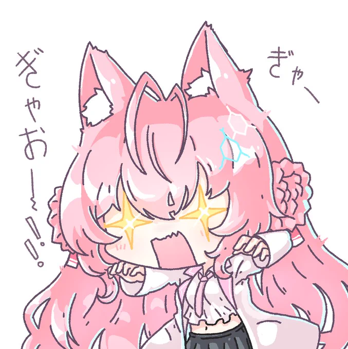 #こよりすけっち( ✧Д✧) ぎゃおー 