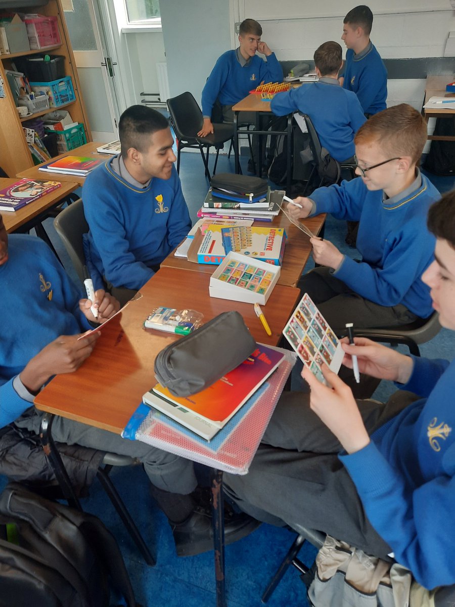 MoyleParkMFL's tweet photo. 2nd year French students practicing physical descriptions using Guess Who! Lots of competition and TL usage @moylepark https://t.co/1e0Y5CsAqt