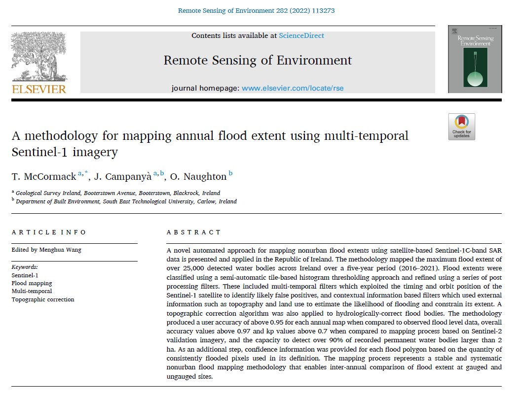 GSI Groundwater & Geothermal Unit (@gsigroundwater) on Twitter photo New research by <a href="/GeolSurvIE/">Geological Survey IE</a> and <a href="/SETUIreland/">South East Technological University</a> Ireland just released. We used <a href="/CopernicusEU/">Copernicus EU</a> Satellite Imagery to map annual maximum flood extents at a national scale. Access the research paper here: authors.elsevier.com/a/1fq8e7qzSxc5E (1/3) New research by <a href="/GeolSurvIE/">Geological Survey IE</a> and <a href="/SETUIreland/">South East Technological University</a> Ireland just released. We used <a href="/CopernicusEU/">Copernicus EU</a> Satellite Imagery to map annual maximum flood extents at a national scale. Access the research paper here: authors.elsevier.com/a/1fq8e7qzSxc5E (1/3)
