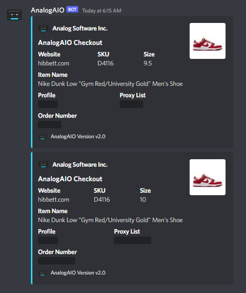 allen_dolgonos's tweet image. The reason you didn&apos;t hit?

I took 100% of stock on Analog&apos;s new Hibbett restock module (in my sleep).

Thx @AnalogAIO @LEMONPROXY2020