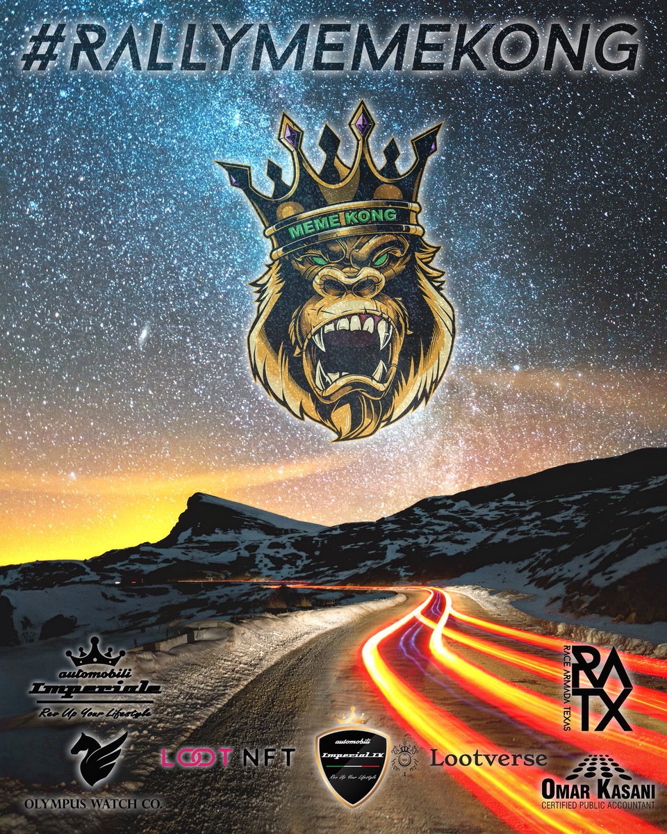 droopy_kat's tweet image. You should buy $MKONG. Then after that, more $MKONG. And finally, keep buying more, #HODLing and #staking your $MKONG. There's no project out there like #memekong. They even just had their own #rallymemekong and are partnered with #lootverse! 🤯 Check out memekong.io