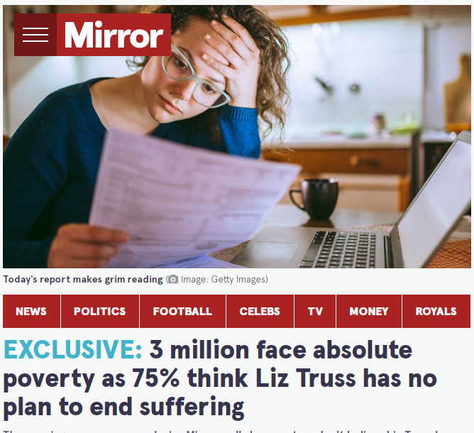 Paul_Kearns01's tweet photo. @TobyonTV 1. Energy bills ARE NOT capped at £2,500, it's just an average
2. We get NO gas or oil from Russia
3. Cutting 5% for those earning over £155k means nothing when set against increased mortgage repayments
4. Truss is actively throwing millions more into poverty

#GeneralElectionNow https://t.co/pFrlpfvksF