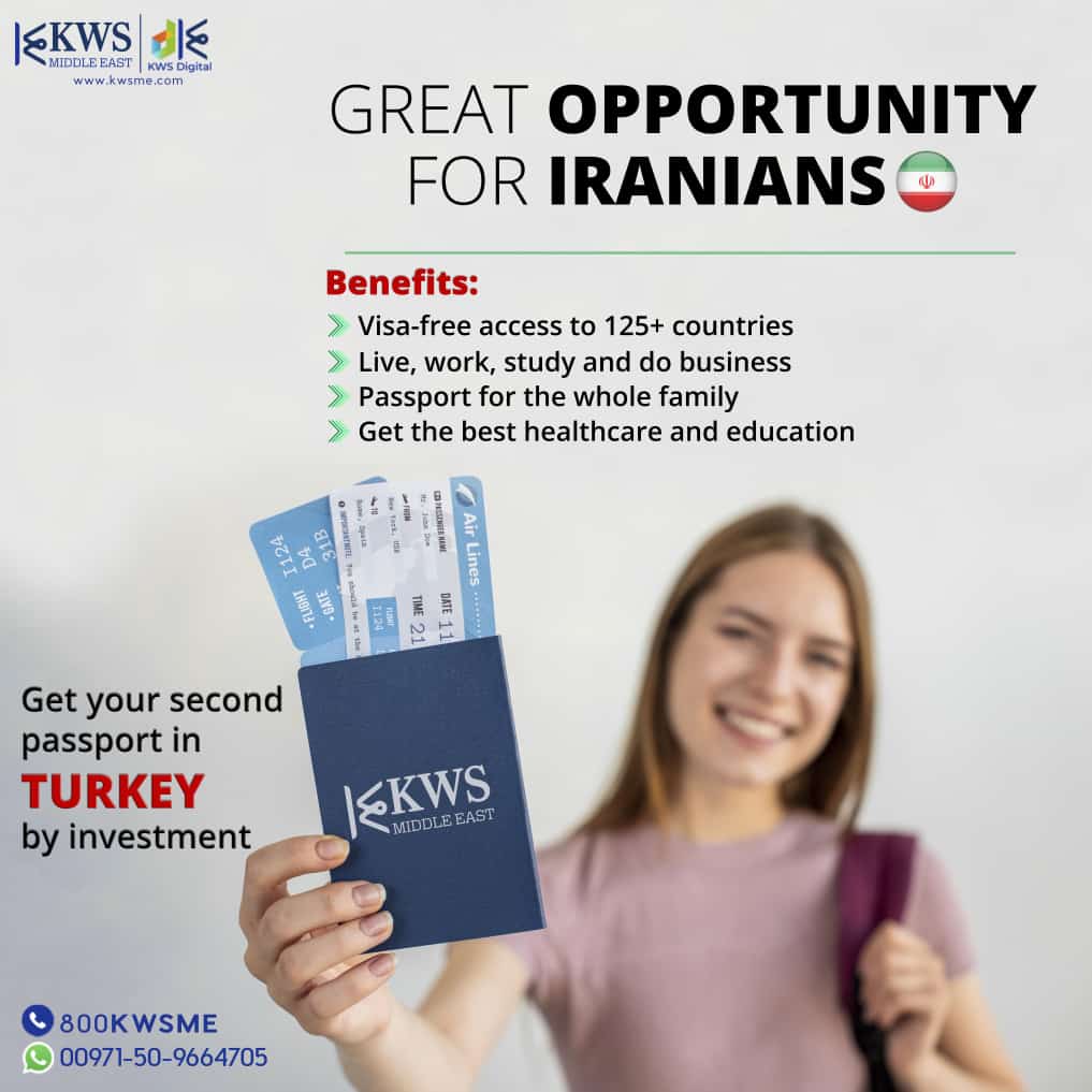 KWSMiddleEast's tweet photo. Great opportunity for Iranians!!
Benefits: Visa-free access to 125+ countries
Live, work, study and do business 
Passport for the whole family
Get the best healthcare and education
Get your second passport in turkey by investing...

#kwsmiddleeast #turkeycitizenship https://t.co/llSlHg4sh1