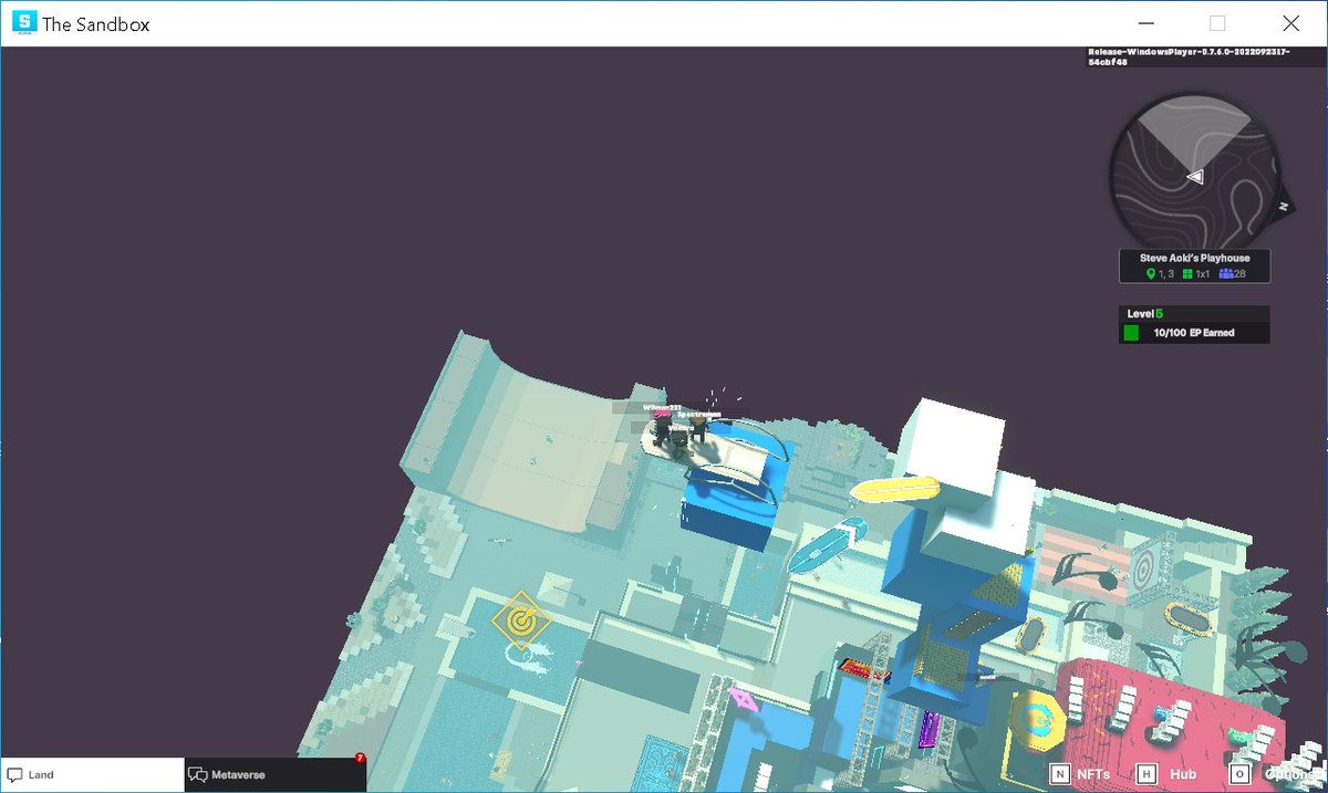 OdePeedd's tweet photo. @TheSandboxGame @steveaoki I just participated in the #SandboxAlphaS3Giveaway for a chance to win 500 SAND! Found the high diving board in @steveaoki's Playhouse, check out my screenshot below!
👇 https://t.co/arP7hnfEM6