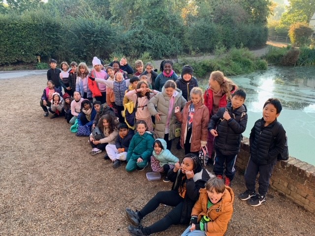 Year 5 arrived at <a href="/FSCFlatfordMill/">FSC Flatford Mill</a> and are outside in nature, exploring the streams. #livesharecelebrate