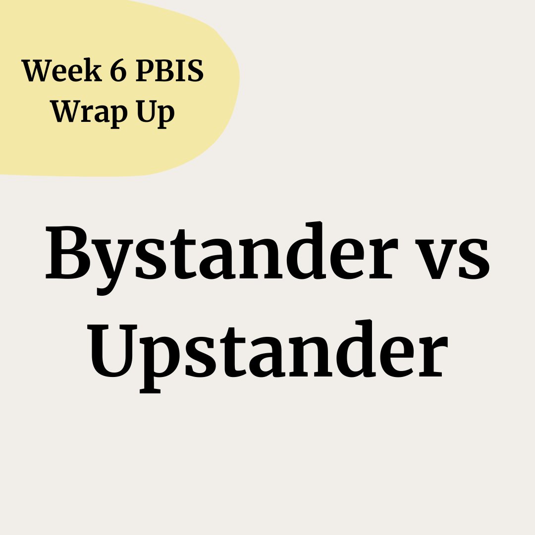 meshornets's tweet photo. Happy Thursday Hornets.  Here is last Friday’s Wrap Up! We talked about what it looks like to be an Upstander. https://t.co/2zpK1ZAgyd