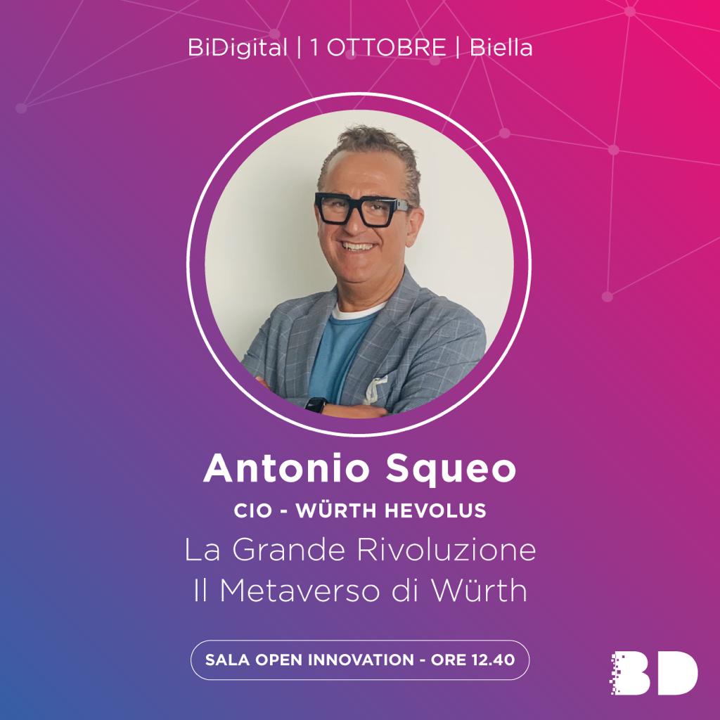 📣 On Saturday, October 1, we are at #BiDigital, the event that allows you to LIVE THE FUTURE!
🚀 With <a href="/wurth_italia/">Würth Italia</a> we will show examples of the application of Metaverse Business.
Reserve your place now! eu1.hubs.ly/H01RSpW0
<a href="/sellalab/">Sellalab</a>
#hevolusinnovation #metaverse #innovation
