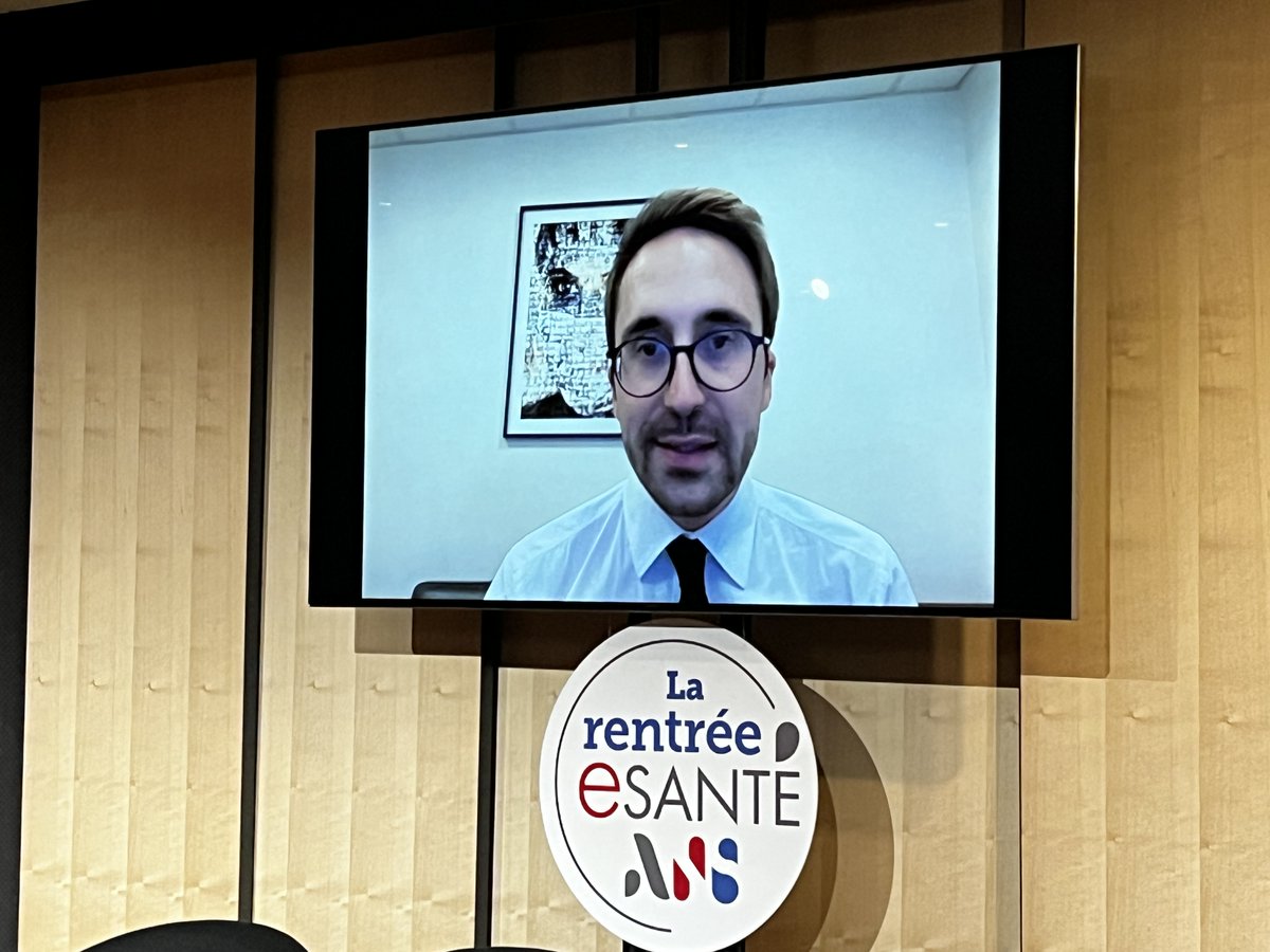 esante_gouv_fr's tweet photo. #ConfANS 🩺
🗣Dans le cadre de cette matinée dédiée à la #esanté, le député et médecin @TMesnier reconnait que nous sommes à l’aube d’une véritable transformation de l’accès aux soins, grâce à l’évolution de la e-santé : "nous avons une réelle volonté d’accélérer le déploiement". https://t.co/7gPpECrdU3
