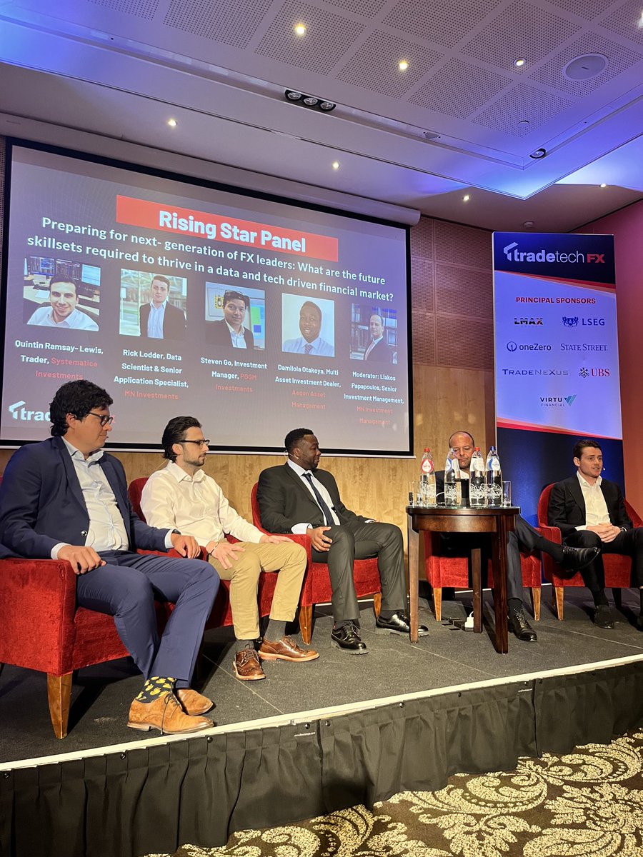 MarketBlondes's tweet photo. V good that @TradeTechFX have a panel on Rising Stars, I was the future once and all that, but would be great to have some women on this panel next year! I do my best to encourage women into all areas of finance, hopefully others can too #tradetechfx https://t.co/FkL2s3eQ3O