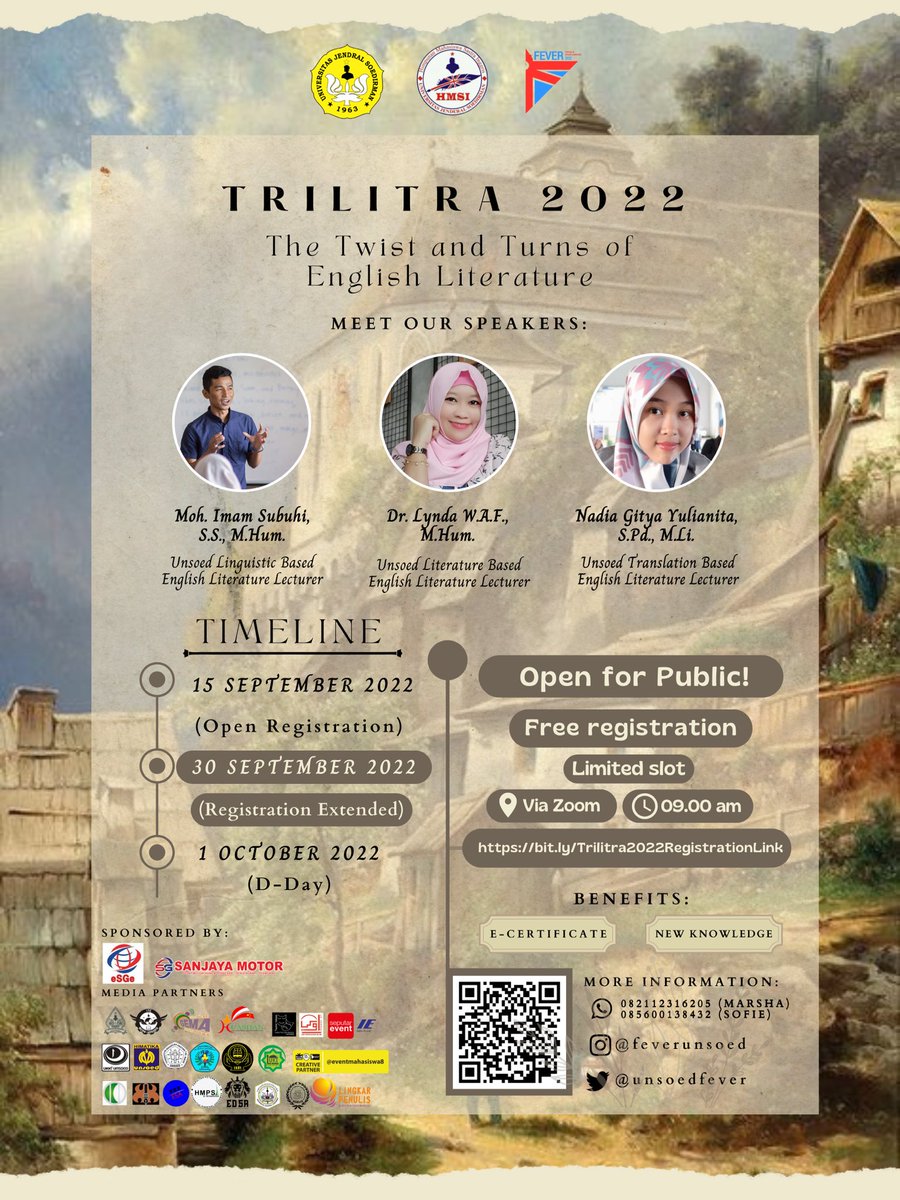 unsoedfever's tweet photo. ‼️The Registration Period is Extended ‼️

Yup you heard it right! For one of you guys that haven’t already registered for Trilitra 2022, there’s still time to do so 🍂

Just visit the link down below and register yourself!

📍https://t.co/XlhLngGfxg

We will see u there! 🤗 https://t.co/TLWg8g5PNF