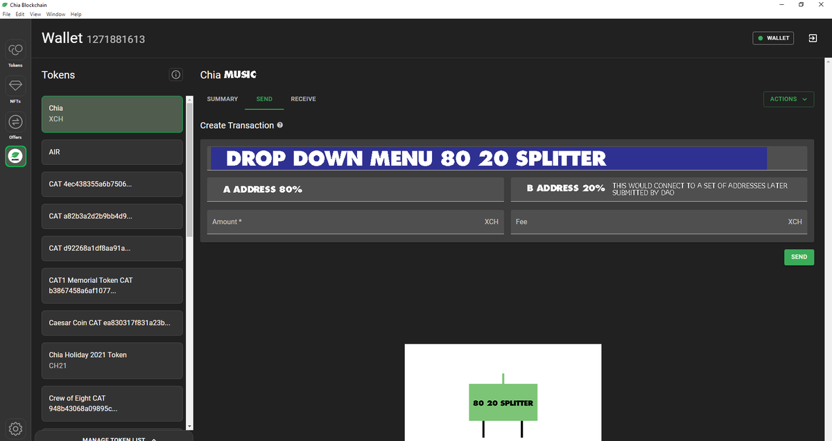 anewformofmusic's tweet photo. The most up to date plans for what I plan to do with the sales of Timelord Buterfly's Coder's Surprise ( 2022 ) . Complete a one click player to form Chia Music 1.0 . Phase 2 - adding royalties through #LightningLocks - Official NFTs in X DAO Verified DIDs - Royalties 🌱 https://t.co/DGHYL624Sm