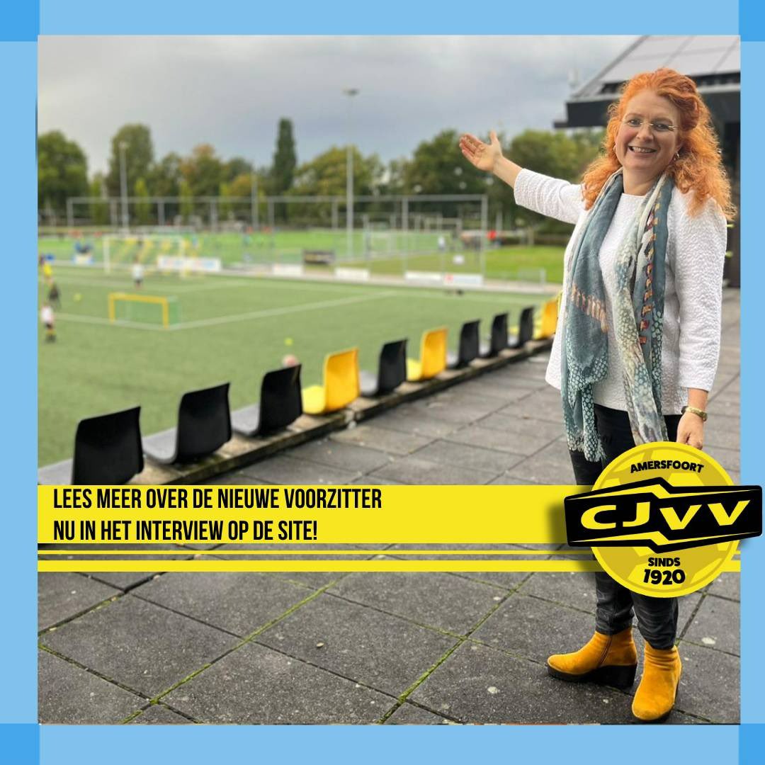 CJVV heeft een nieuwe voorzitter, Dorine Folkertsma neemt het stokje over van Peter Coenen. Lees meer over Dorine via cjvv.nl/1/2126/intervi…