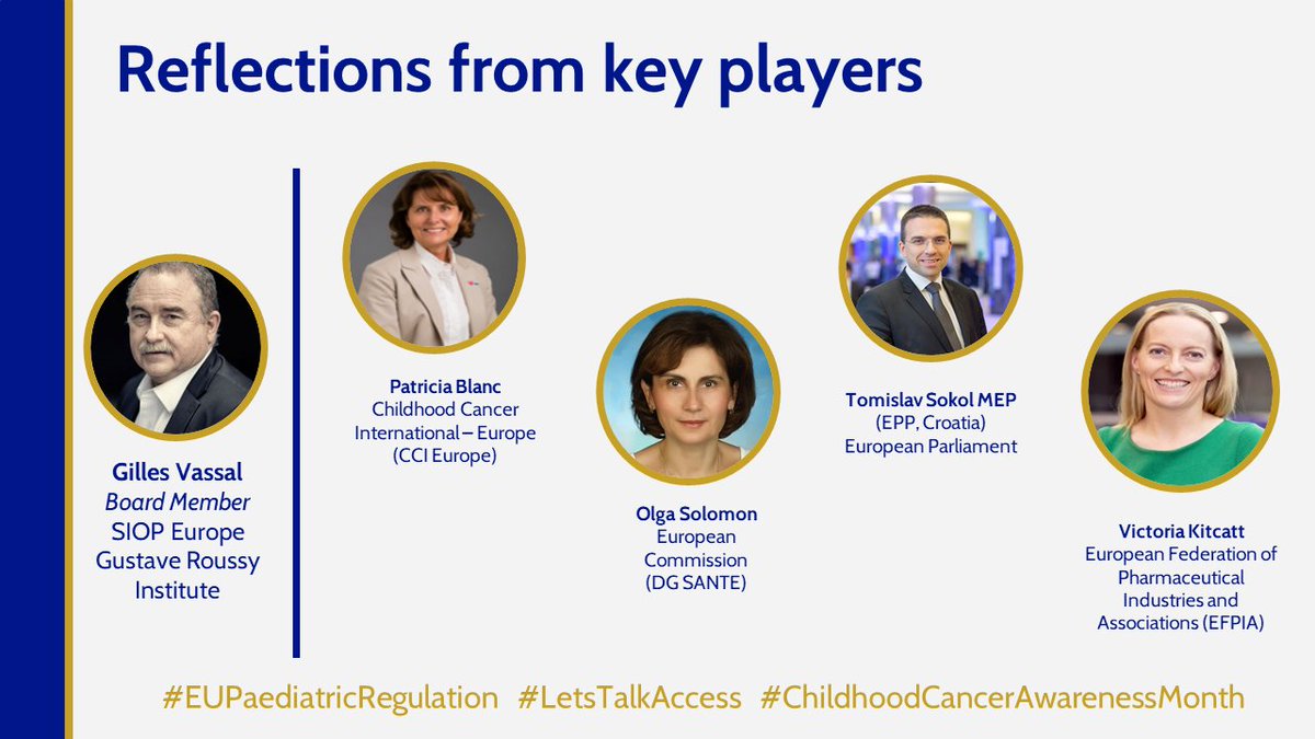 MAC_MEPs's tweet photo. 🔵Thanks to our expert panelists Olga Solomon @EU_Health, @TomislavSokol, @PatriciaBlancIM & Victoria Kitcatt @EFPIA for joining us today!
#LetsTalkAccess with policymakers, patient advocates & industry!🎗️
#ChildhoodCancerAwarenessMonth https://t.co/Zvf5wtuw7e