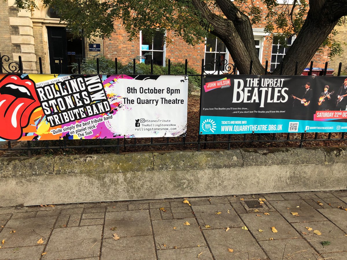 Do you prefer the Beatles or The Stones? Luckily, this October at The Quarry, you can have both! Two great tribute bands with @UpbeatBeatles and @StonesTribute coming this autumn.