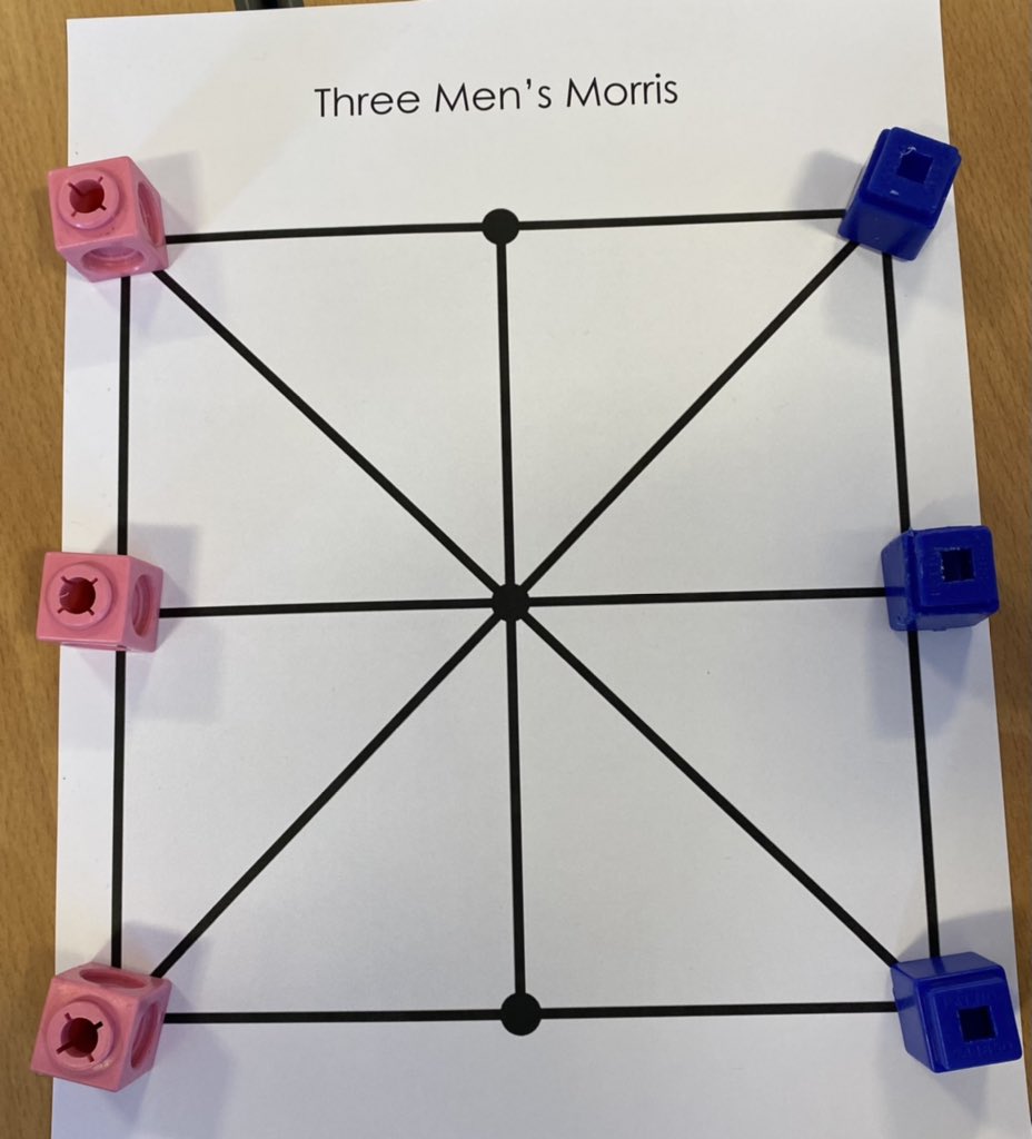 MissLAHarrison's tweet image. We have been celebrating the #beautyofmaths as part of @mathsweekscot by learning how to play the game Three Men’s Morris.  We have had so much fun! #P4H #BEST #MathsWeekScot #MathsWeekScotland