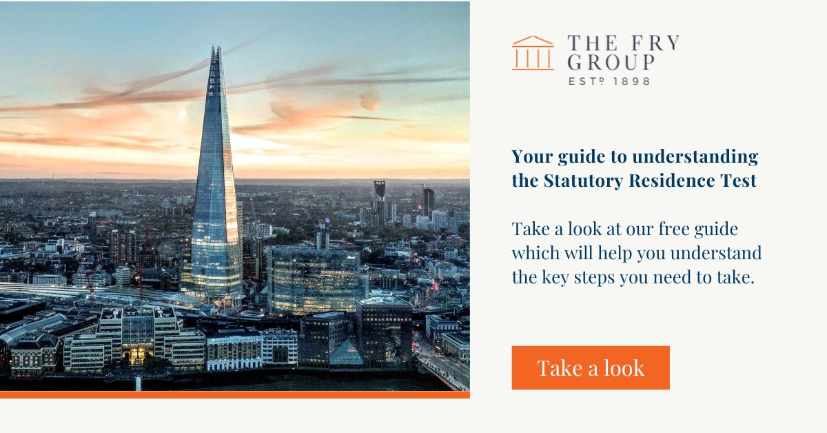 The_Fry_Group's tweet image. Take a look at our free downloadable guide to gain a better understanding of the UK #StatutoryResidenceTest and the steps you need to take as an expat.
okt.to/Vd7vjC