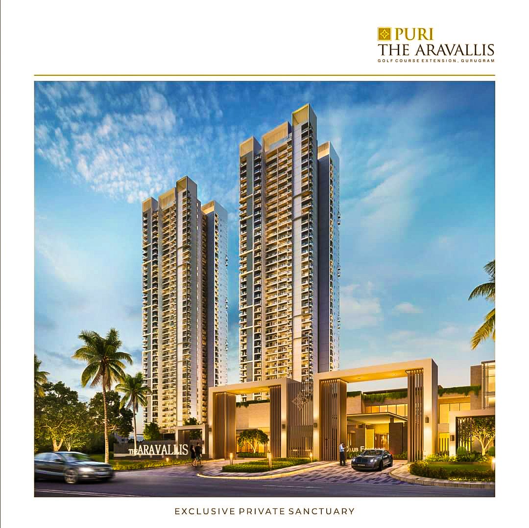 PropExpIndia's tweet photo. The trending luxury development of Gurugram! Once again, Puri raises the bar in luxury lifestyle living. The Aravallis, an exclusive private sanctuary located on Golf Course Extension Road, just 10 minutes away from the DLF Golf Club & Horizon Centre.
#Puri #PuriConstructions https://t.co/qBuaRmxNyI