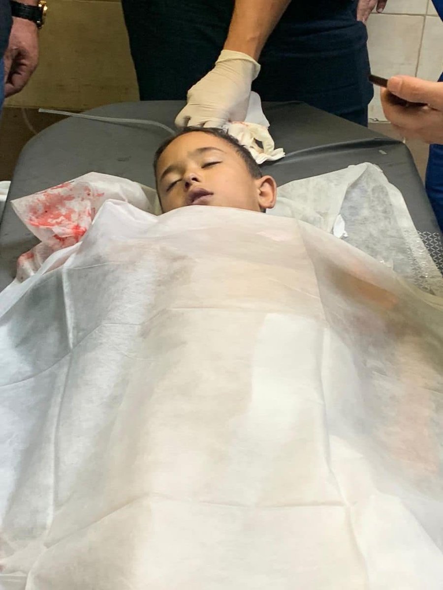 Timesofgaza's tweet photo. Rayyan Sulaiman, the 7-year-old Palestinian kid who died after falling from a high place while being chased by the lsraeli occupation forces in Tuqu’, southeast of Bethlehem. https://t.co/IKF1L5NM7Y